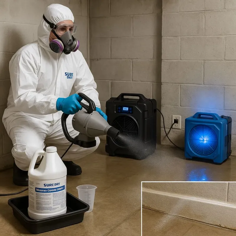 Sanitization and Odor Removal process in Cumming, GA